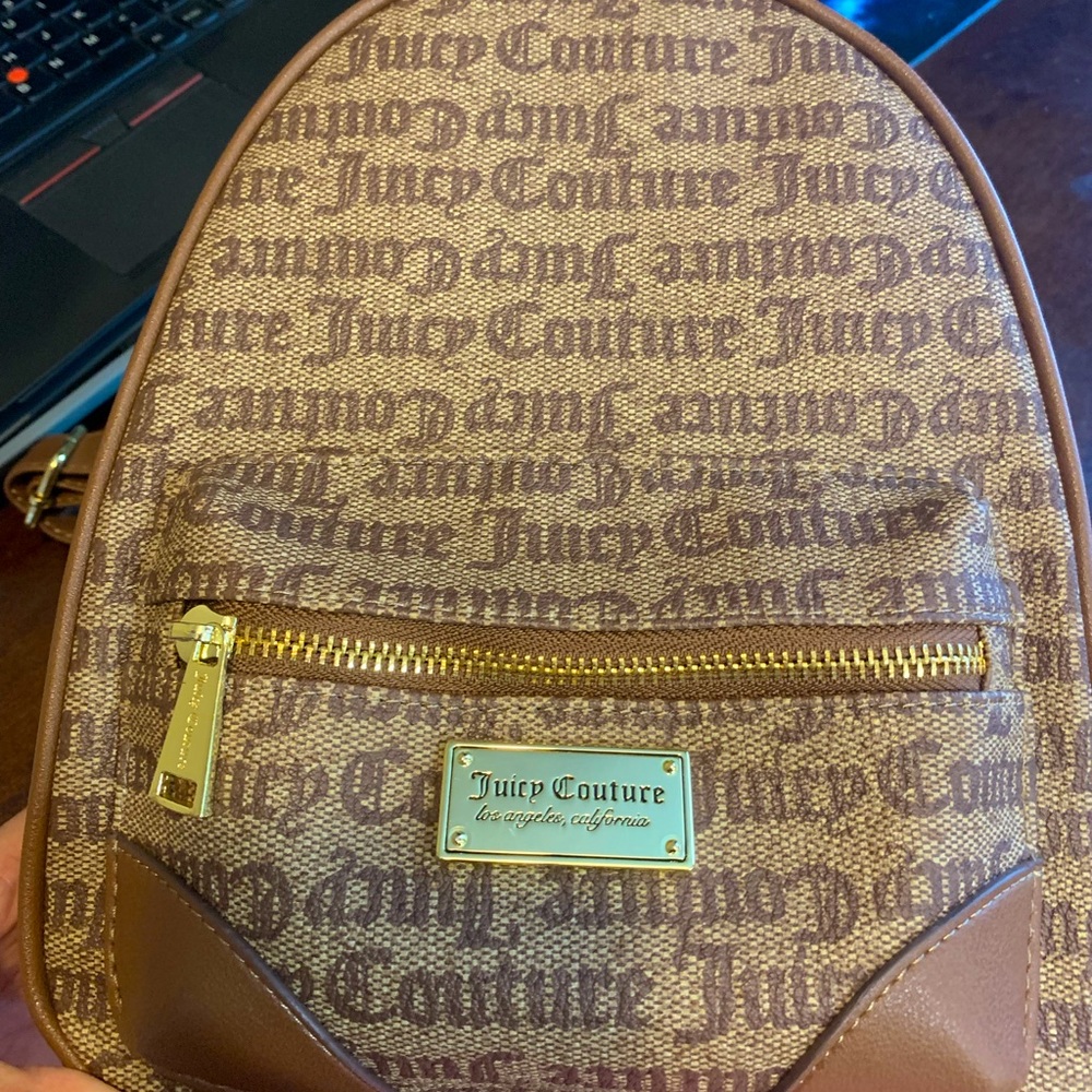 Juicy Couture Brown Mini Backpack